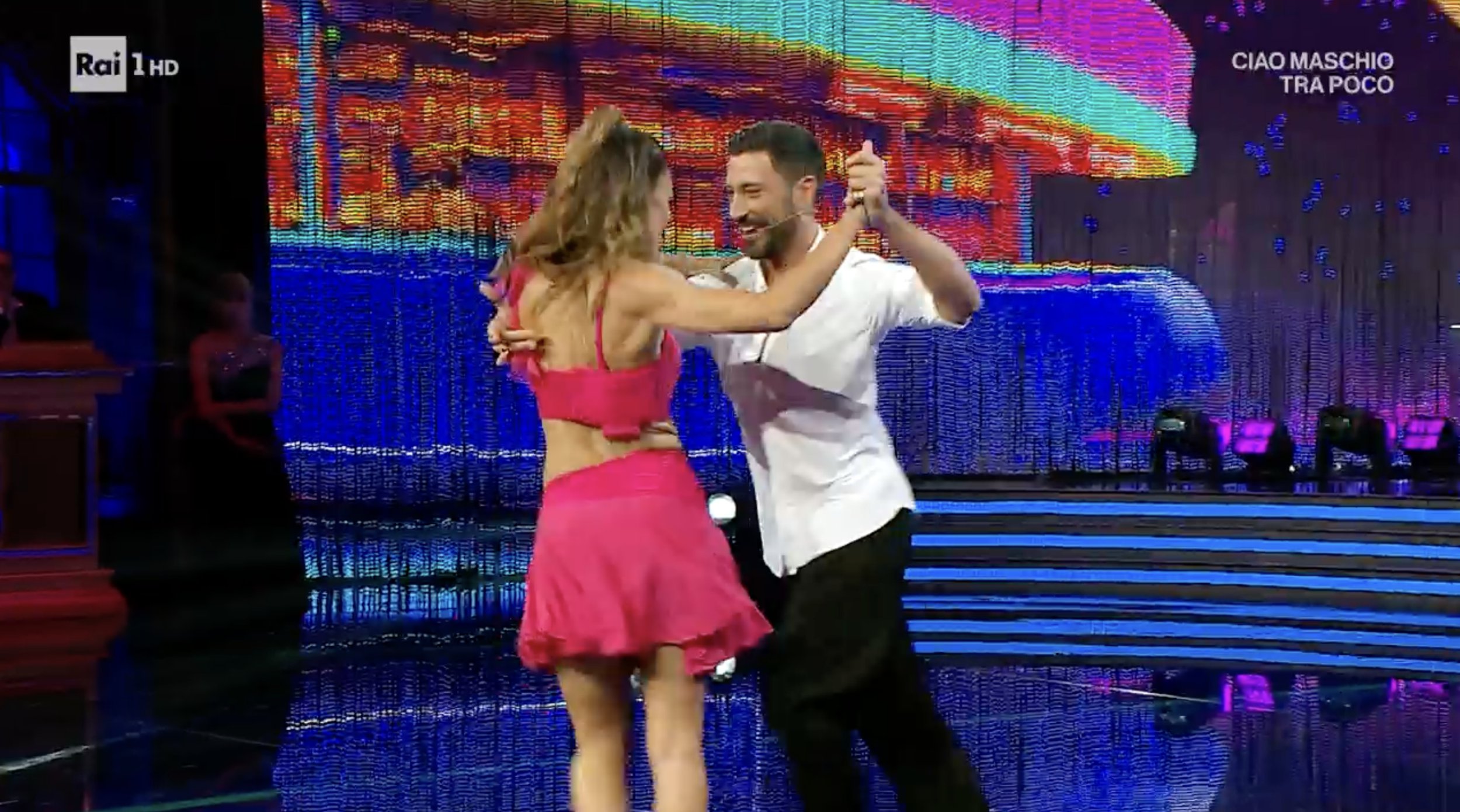 Giovanni Pernice and Bianca Guaccero on Ballando con le Stelle